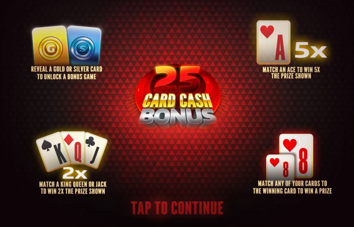 25 Card Cash BONUS carousel image 1