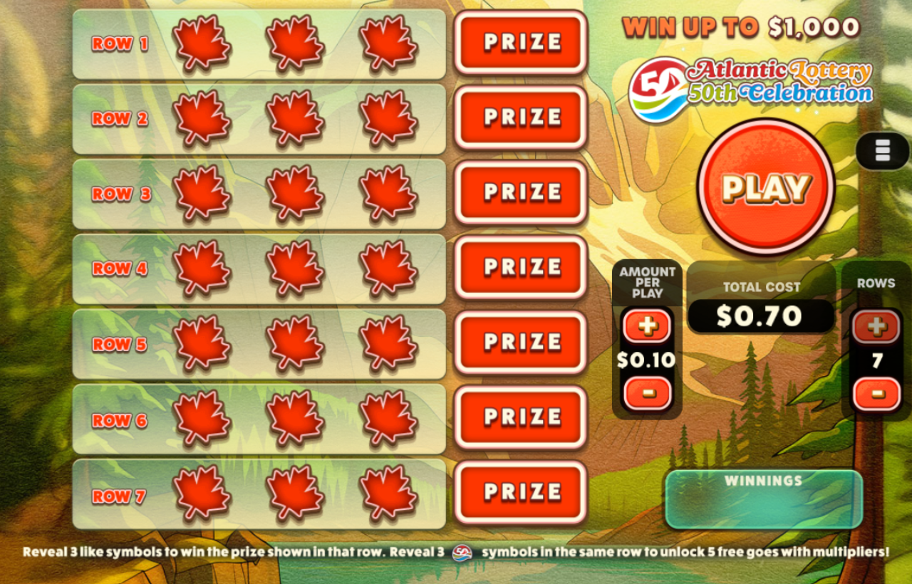 Atlantic Lottery 50th Celebration carousel image 0