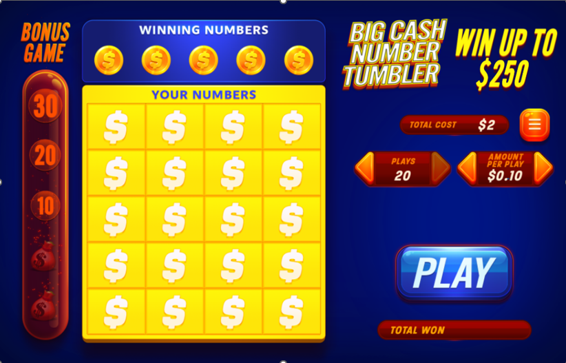 Big Cash Number Tumbler carousel image 1