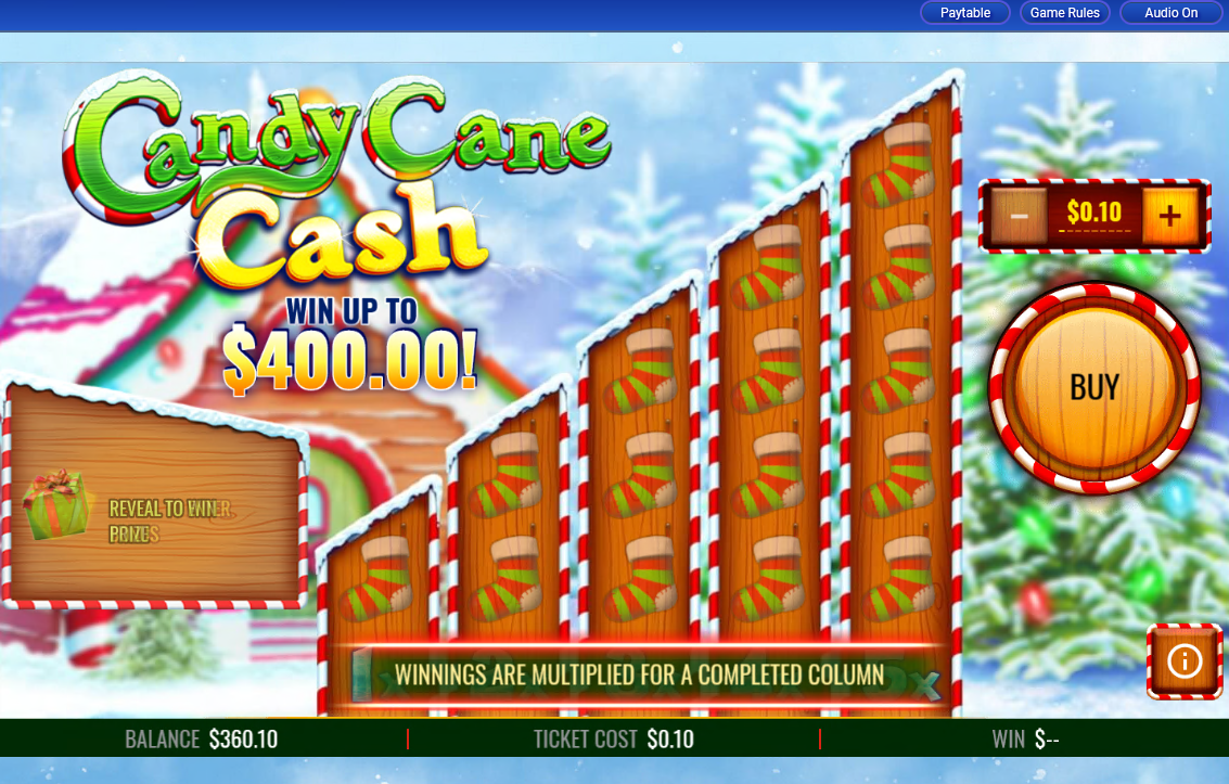 Candy Cane Cash carousel navigation 1