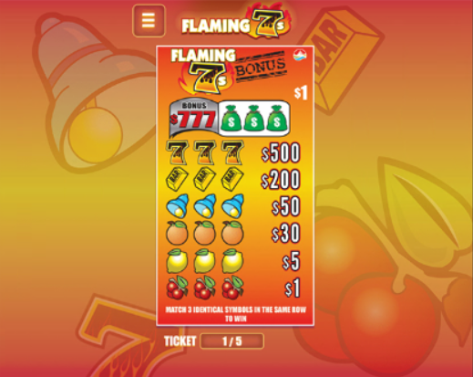 Flaming 7s carousel image 1