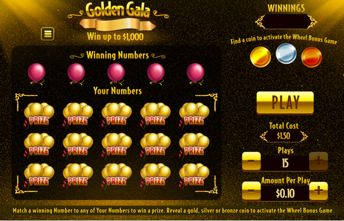 Golden Gala carousel navigation 0