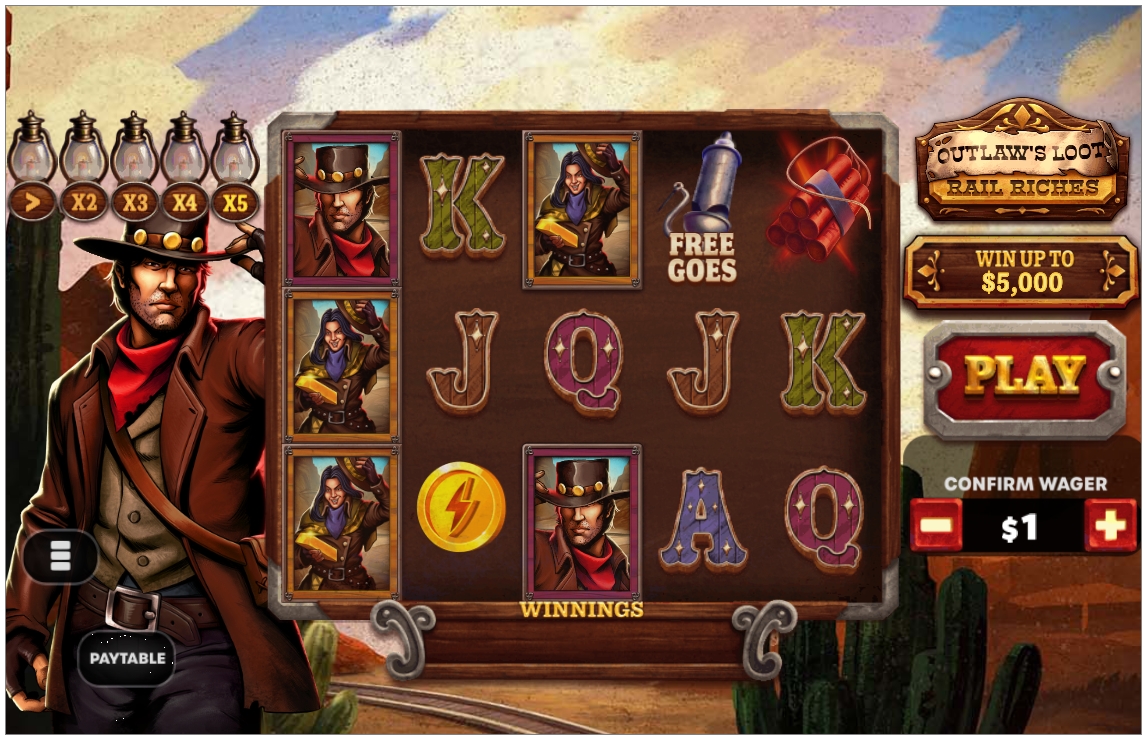 Outlaw's Loot Rail Riches carousel image 1