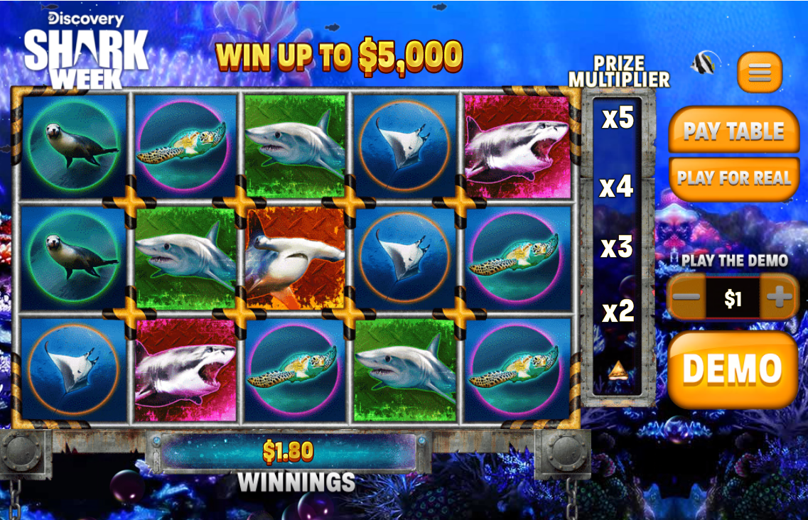 Shark Week, Online Gambling Game Atlantic Canada