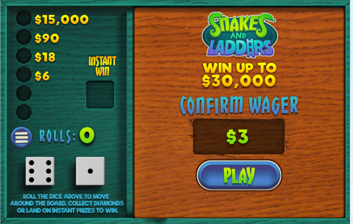 Play Snakes and Ladders Dice Game Online