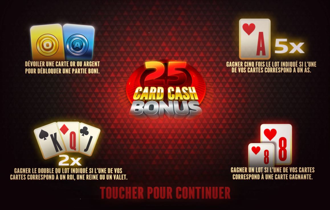 Boni 25 cartes payante$ carousel image 1