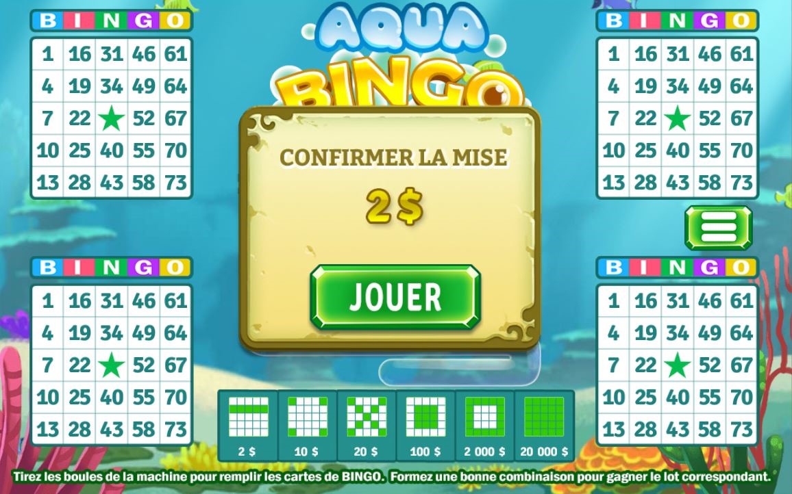 Aqua Bingo carousel image 0