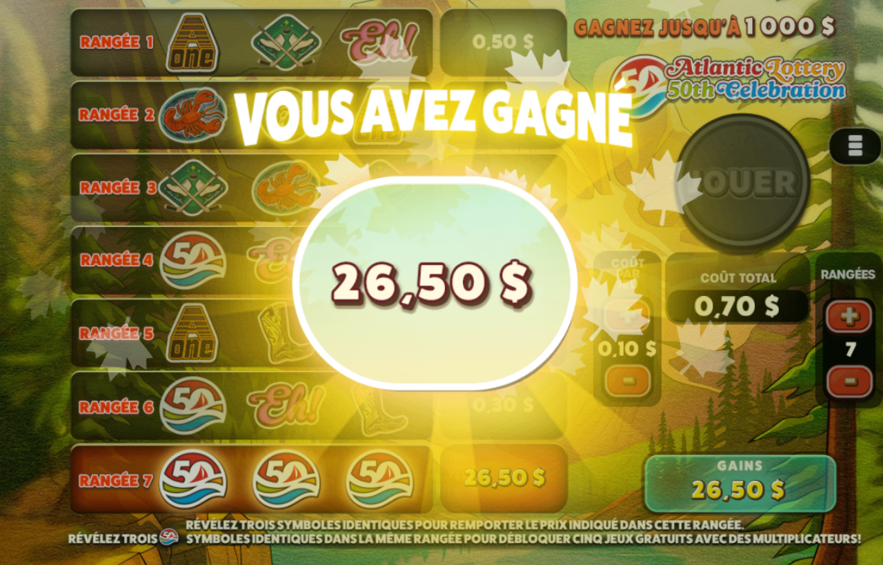 Atlantic Lottery 50th Celebration carousel image 1