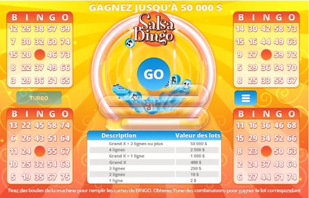 Salsa Bingo carousel navigation 1