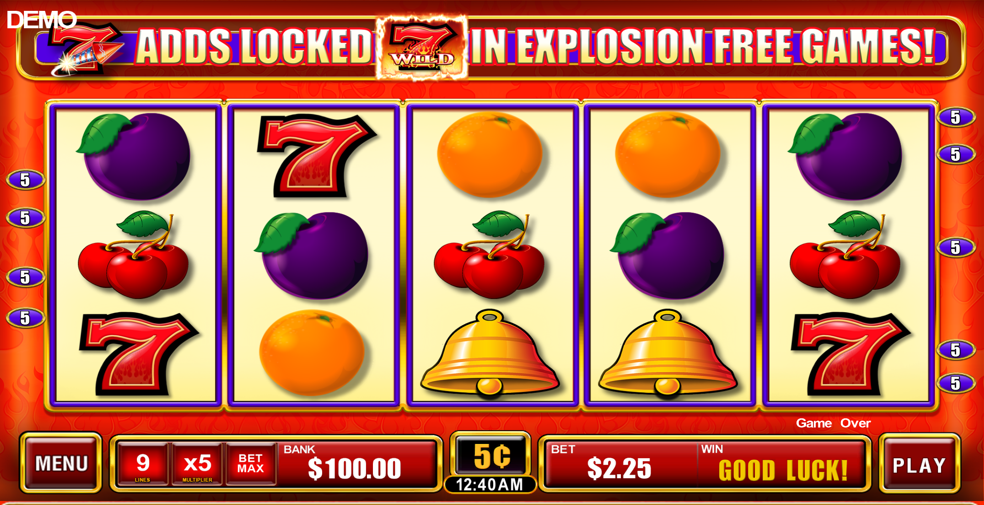 Bonus Sevens Wild Explosion carousel navigation 0