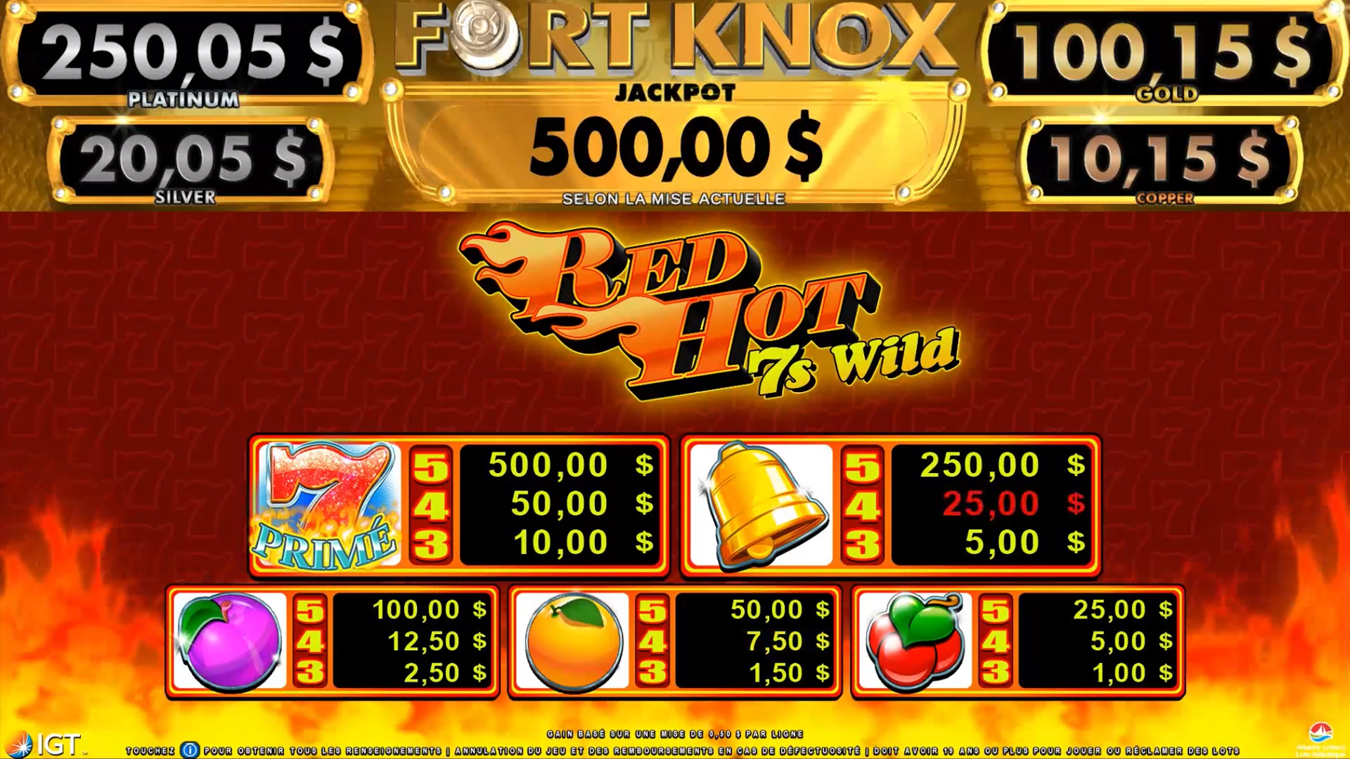 Red Hot 7s Wild carousel image 0