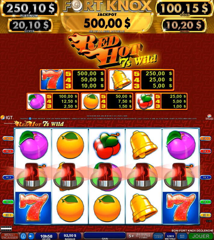 Red Hot 7s Wild carousel image 2