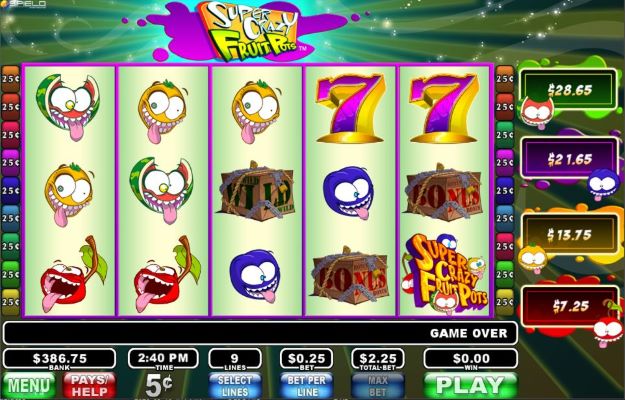 Crazy Fruit Slot Game Video Arcade Game Machines with Jackpot