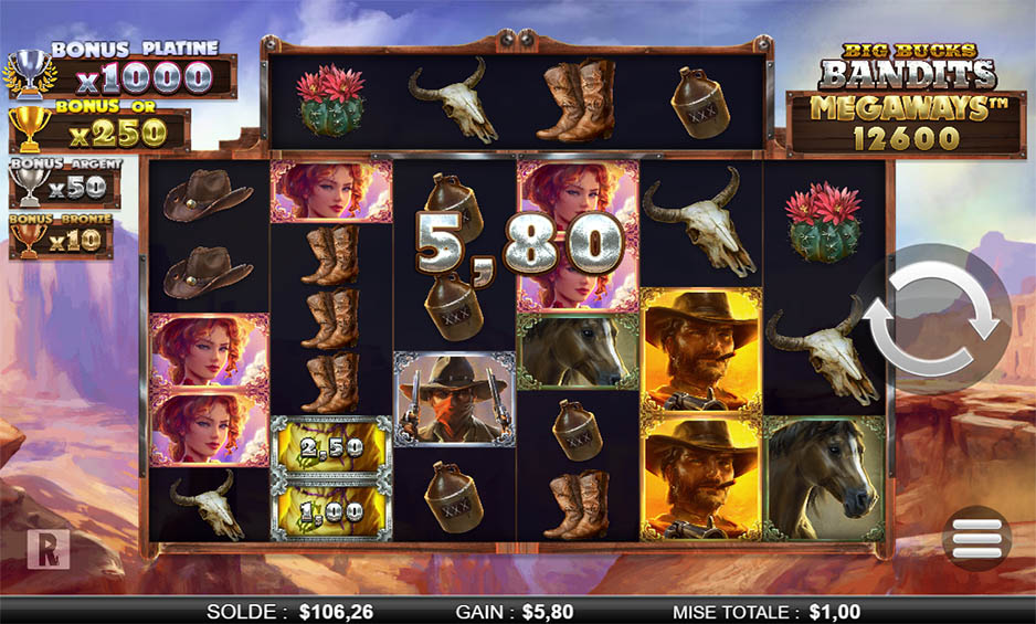 Big Bucks Bandits Megaways carousel image 1