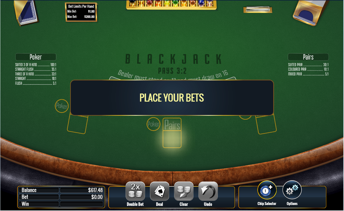Blackjack Poker & Pairs Surrender carousel image 0