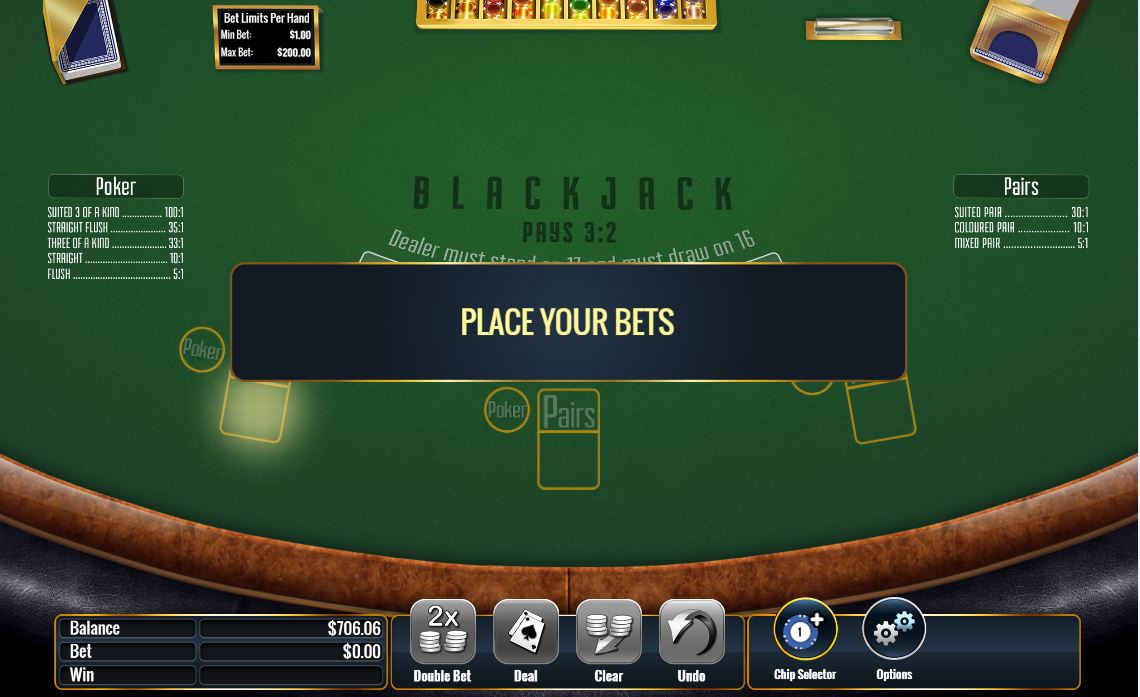 Blackjack Poker & Pairs carousel image 0