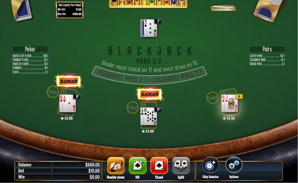 Blackjack Poker & Pairs carousel image 3