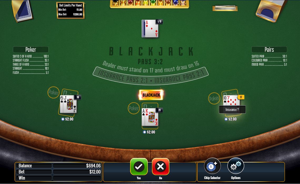 Blackjack Poker & Pairs carousel image 1