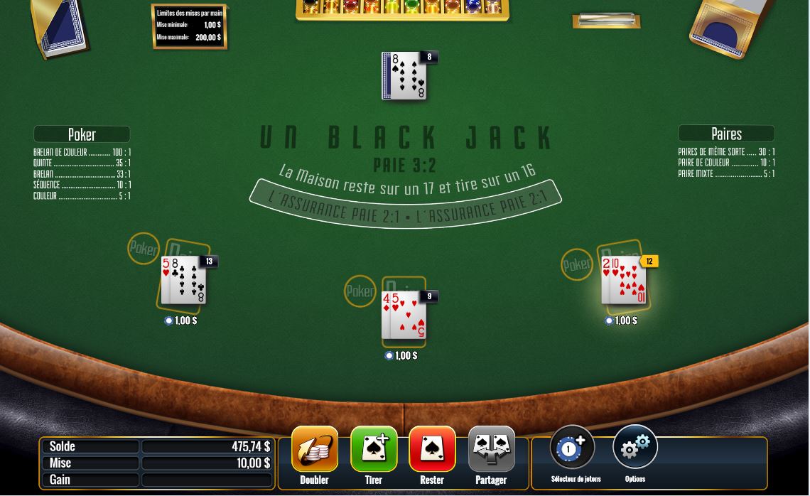 Blackjack Poker and Pairs carousel image 1