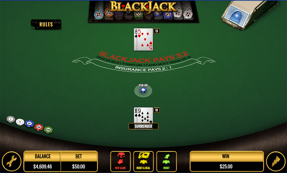 Blackjack With Surrender carousel navigation 3