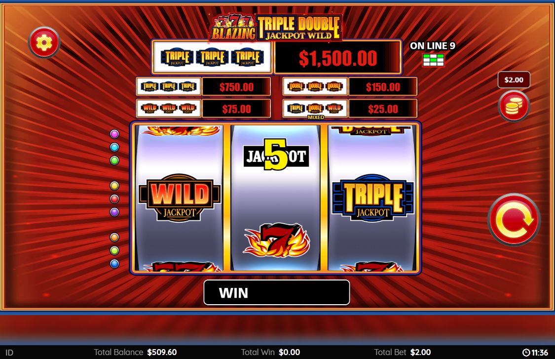Blazing 777 Triple Double JP Wild carousel image 1