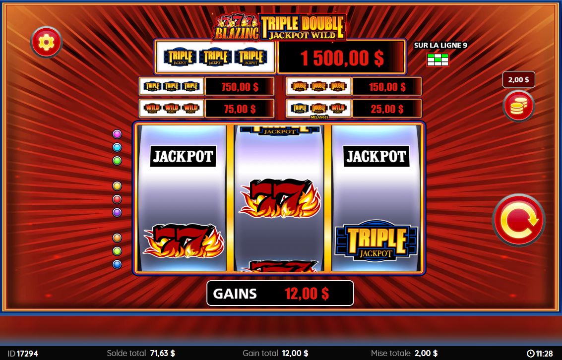 Blazing 777 Triple Double JP Wild carousel image 2