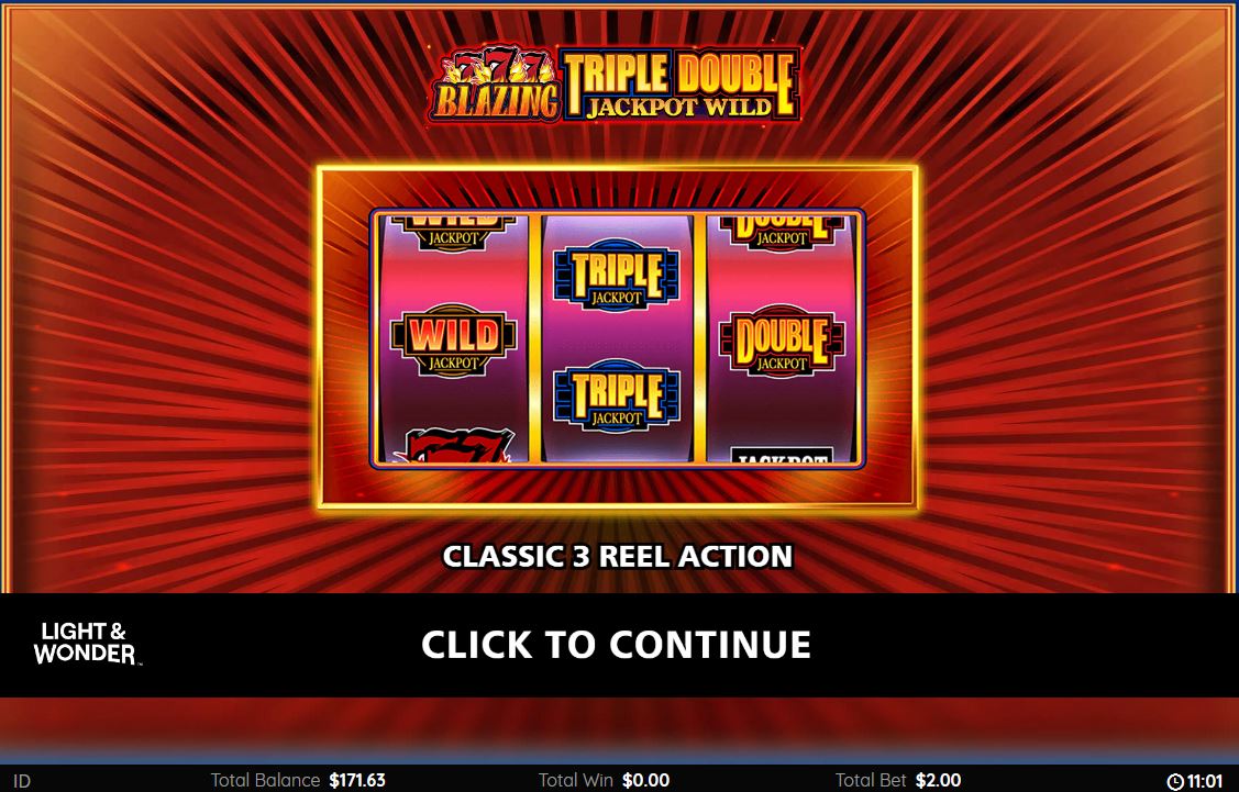 Blazing 777 Triple Double JP Wild carousel image 0