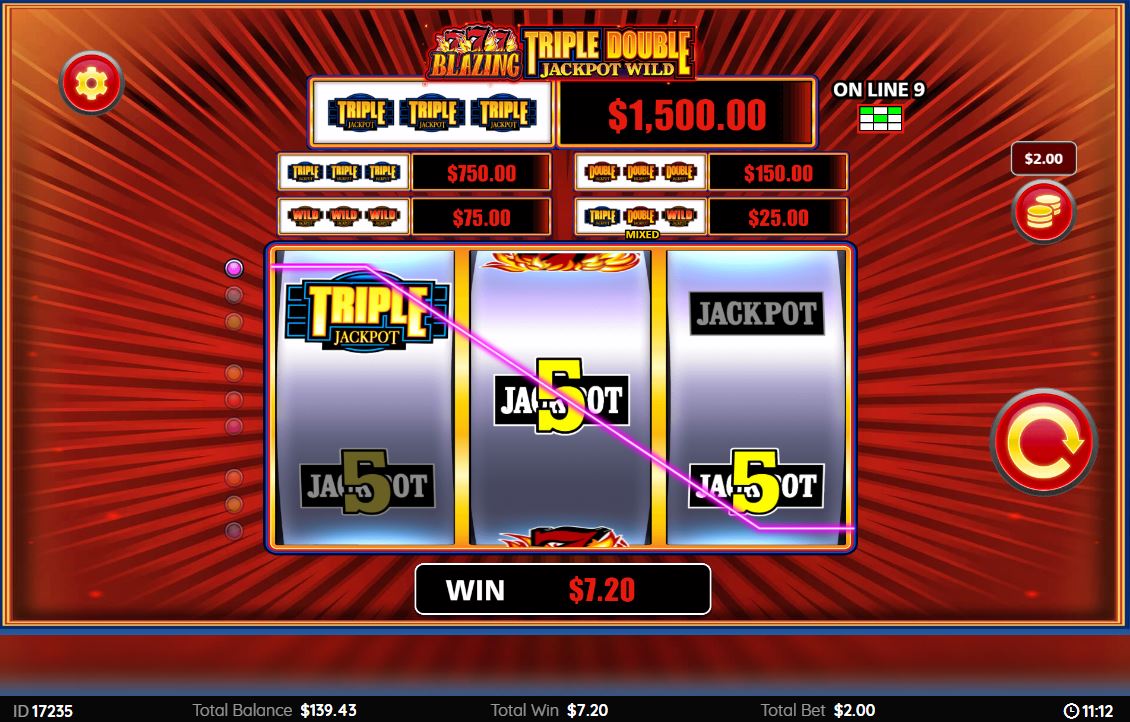 Blazing 777 Triple Double JP Wild carousel image 3