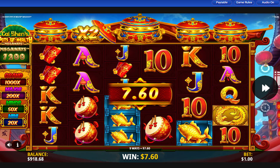 Cai Shen's Pots of Wealth Megaways carousel image 1