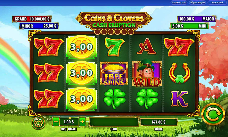 Cash Eruption Coins & Clovers carousel image 0