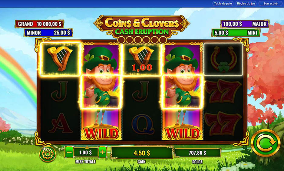 Cash Eruption Coins & Clovers carousel image 1