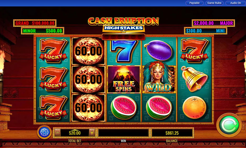 Cash Eruption High Stakes carousel image 0
