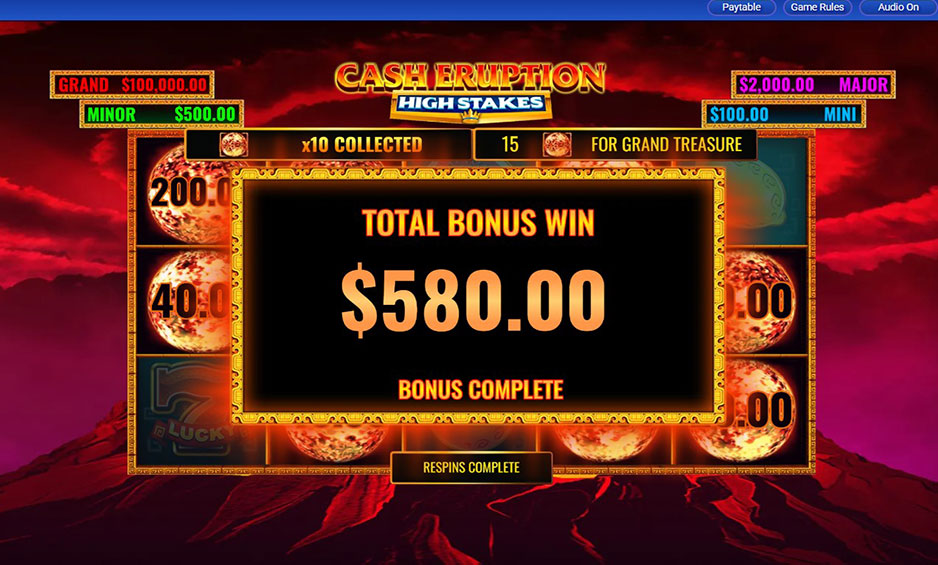 Cash Eruption High Stakes carousel image 5