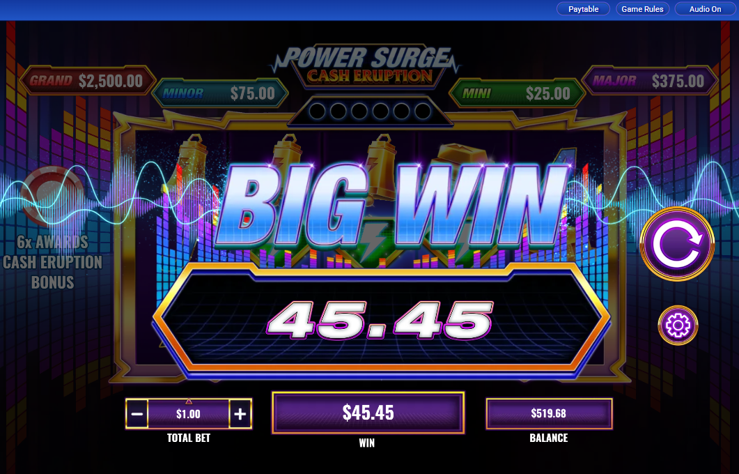 Cash Eruption Power Surge carousel image 2