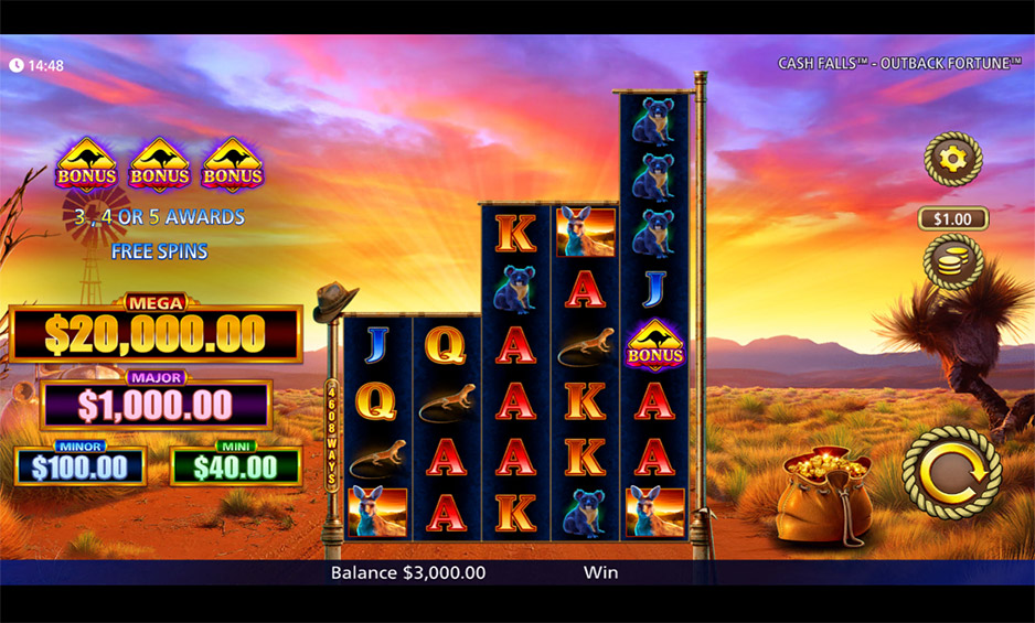 Cash Falls Outback Fortune carousel image 0