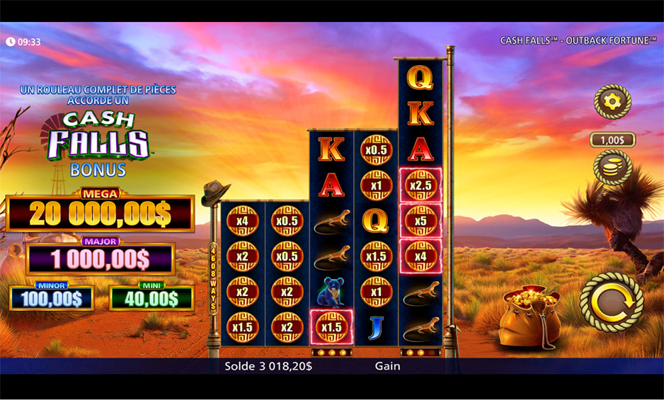 Cash Falls Outback Fortune carousel image 0