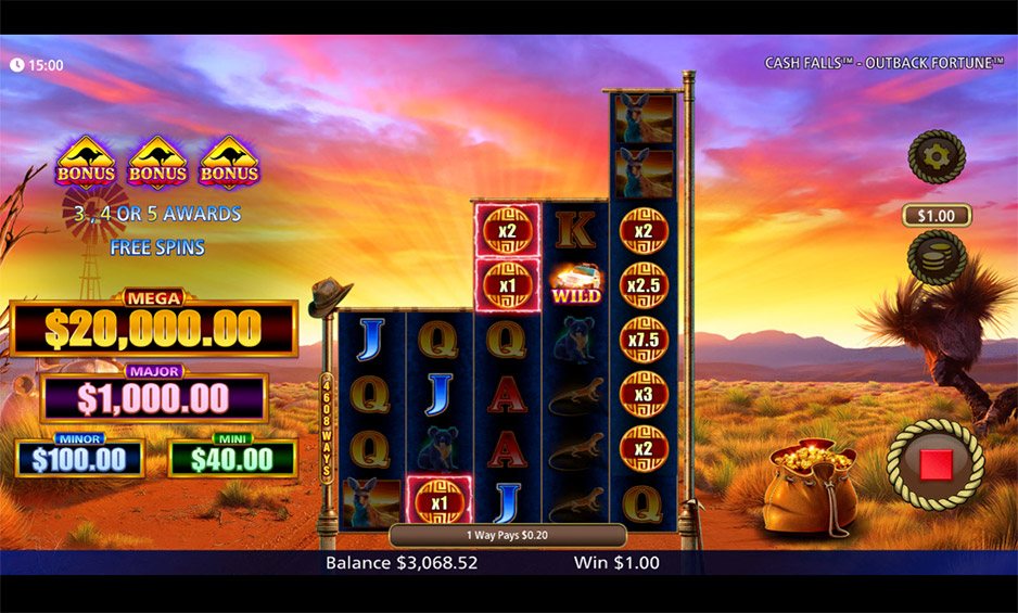 Cash Falls Outback Fortune carousel image 1
