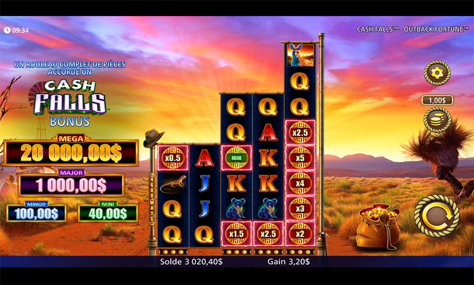 Cash Falls Outback Fortune carousel image 1