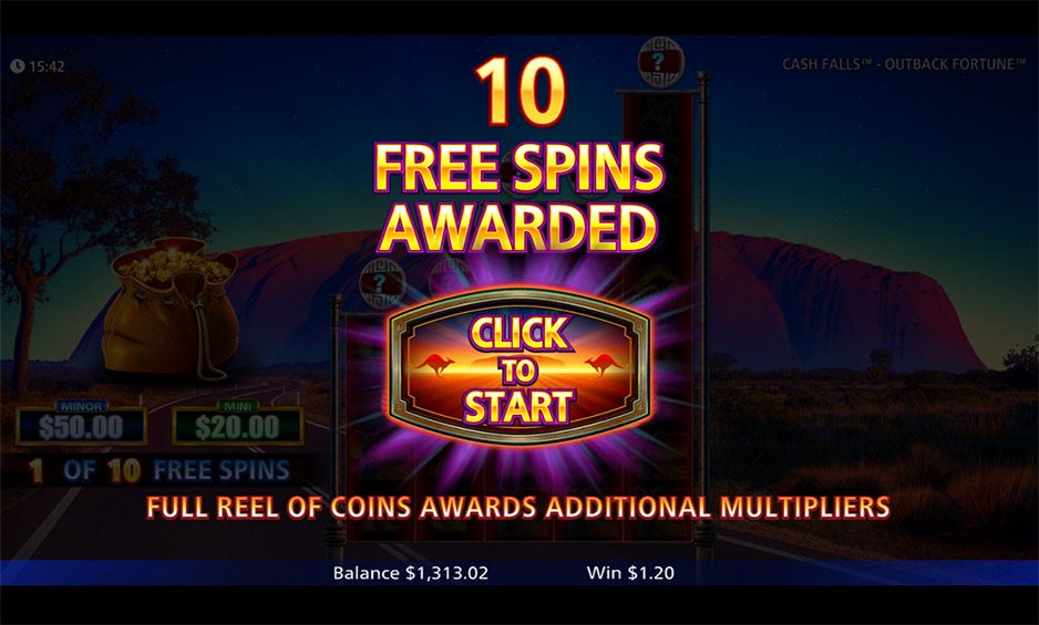 Cash Falls Outback Fortune carousel image 3