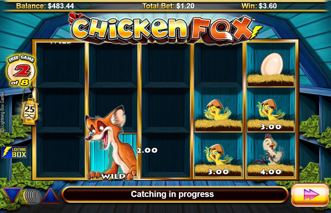 Chicken Fox carousel navigation 3