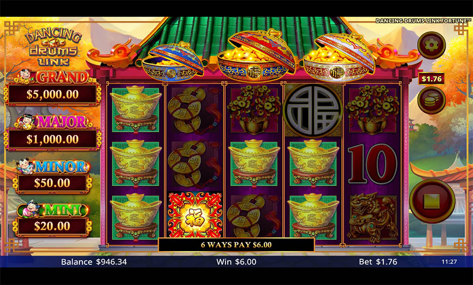 Dancing Drums Link Fortune carousel image 1