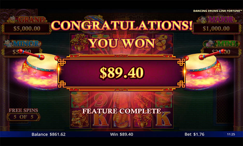 Dancing Drums Link Fortune carousel image 4