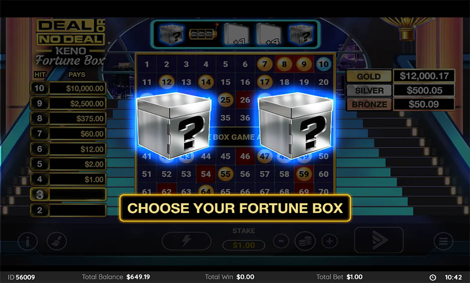 Deal or No Deal Keno Fortune Box carousel image 2