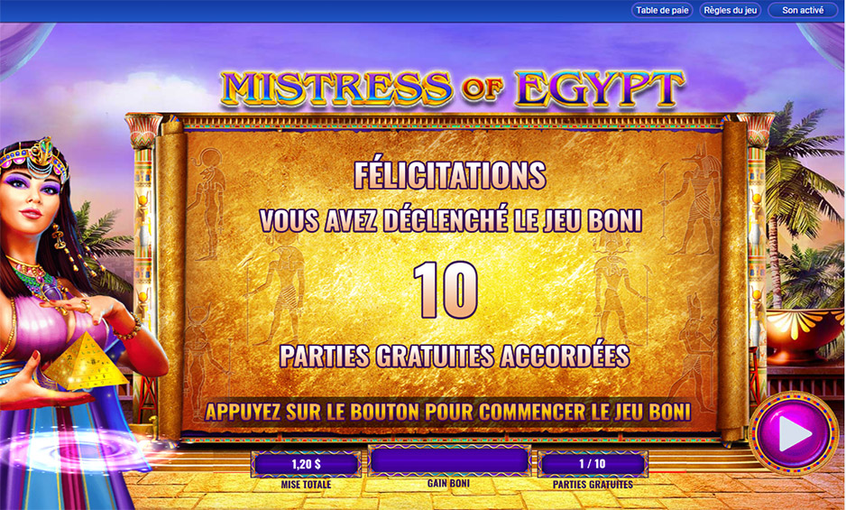 Diamond Spins Mistress of Egypt carousel image 2