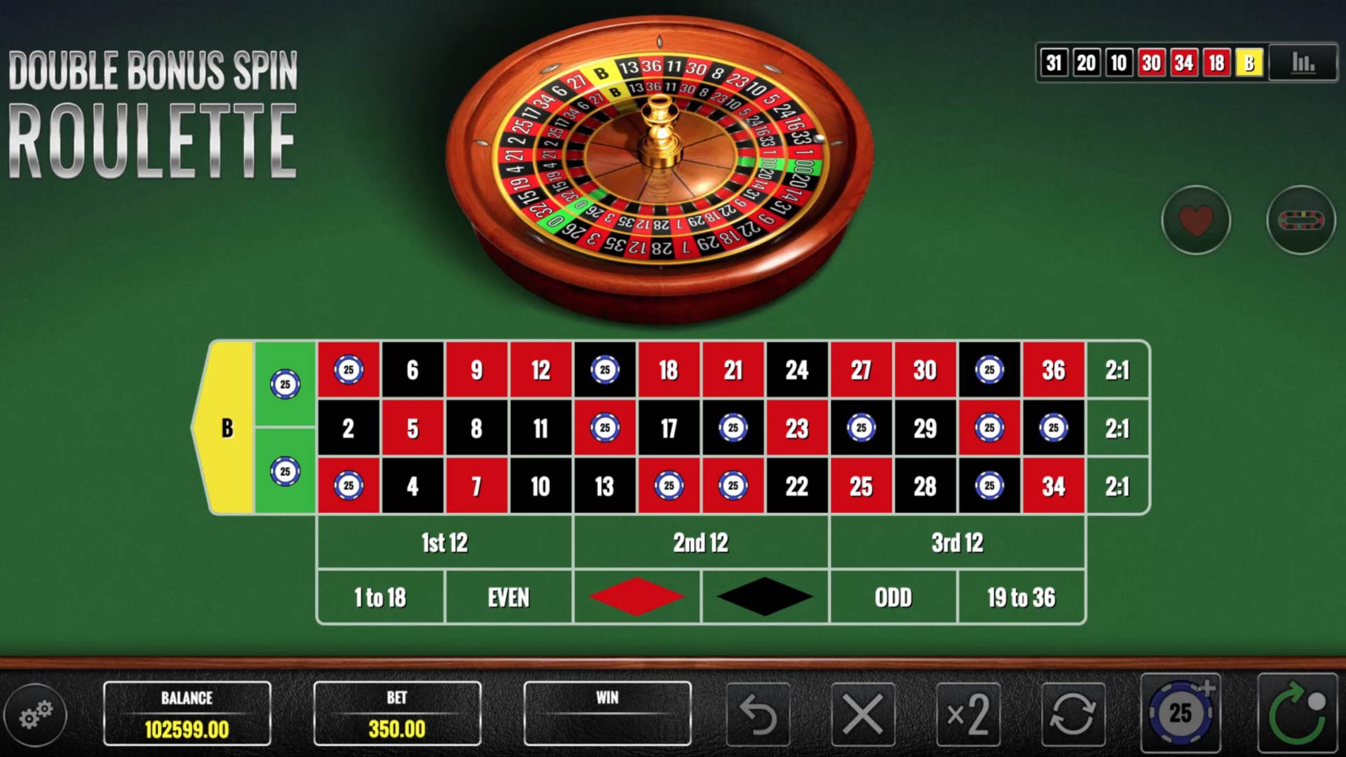 Double Bonus Spin Roulette carousel image 3