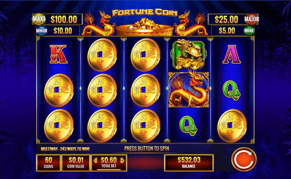 Fortune Coin carousel navigation 1