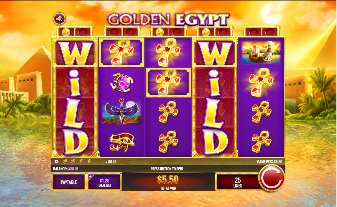 Golden Egypt carousel image 2