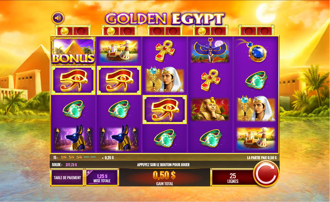 Golden Egypt carousel image 1