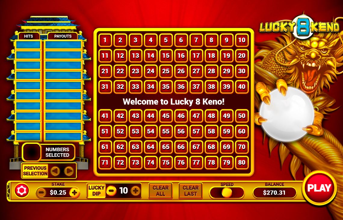 Lucky 8 Keno carousel image 0