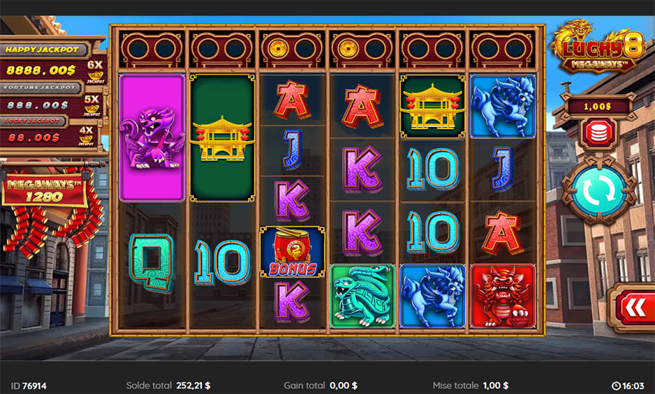 Lucky 8 Megaways carousel image 0